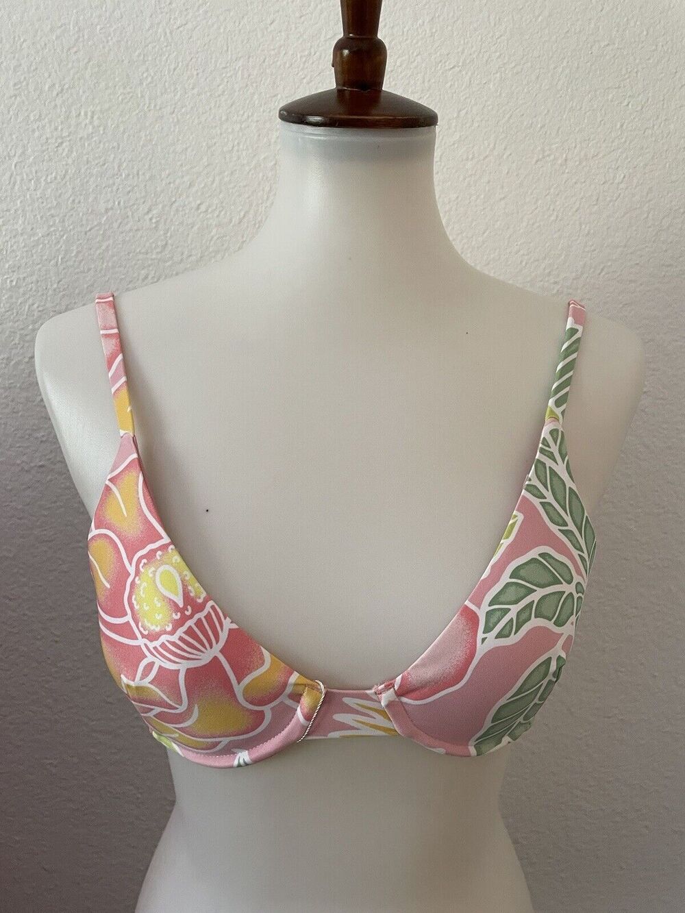 Kenny Flowers Swim Bikini Top Bahamas Multicolor Floral Swimwear